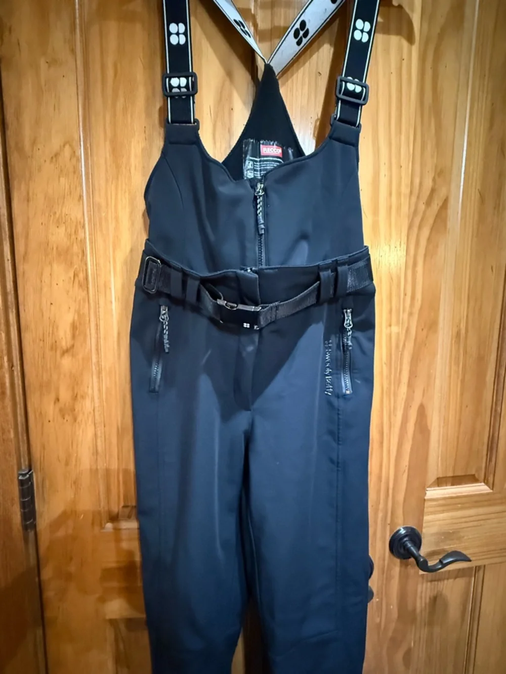 Sweaty Betty Black Belted Ski Jacket and Pants set - Picture 8 of 12